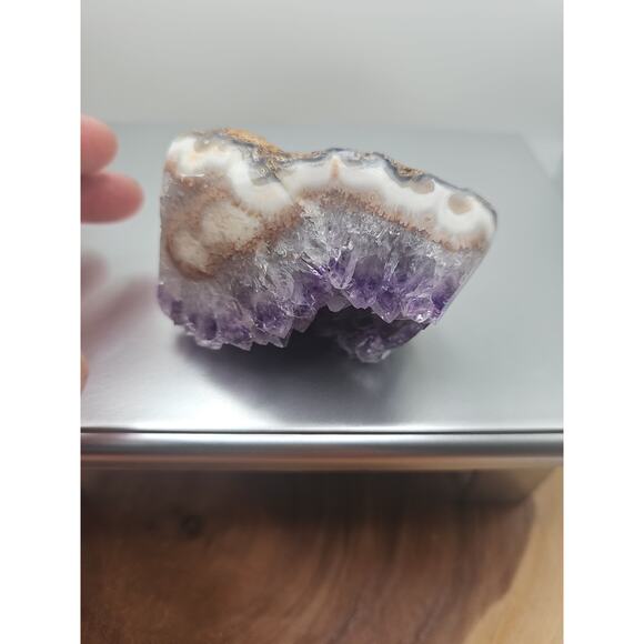 Amethyst Geode Cluster. .66lb - Picture 10 of 11